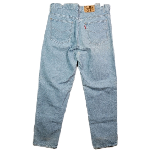 McCoy 5 Button Fly Made in Mexico Vintage Red Tab Denim Jeans Men's Size 38 - Picture 2 of 16